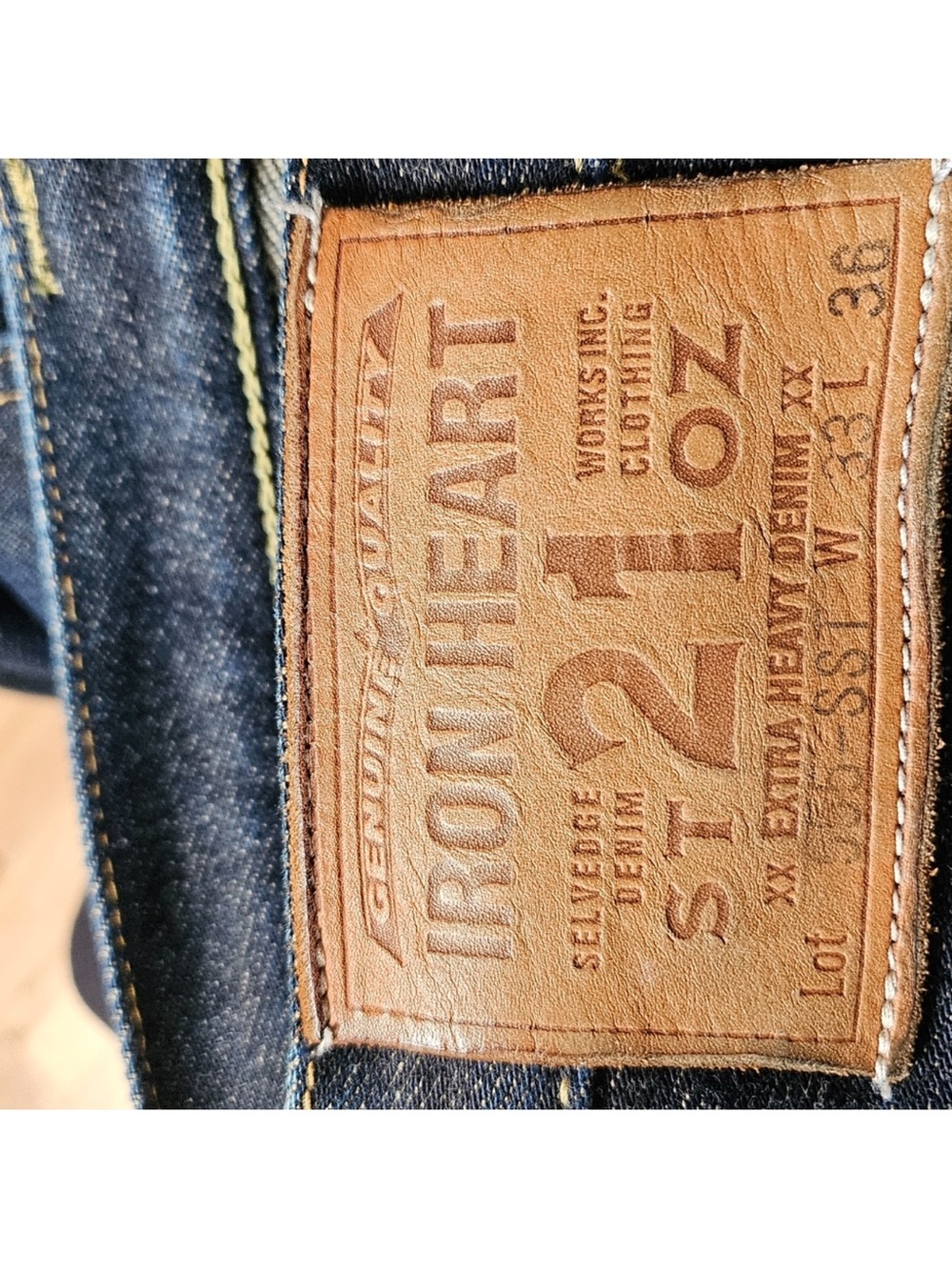 Iron Heart 21oz - 555 SST - 33 Waist